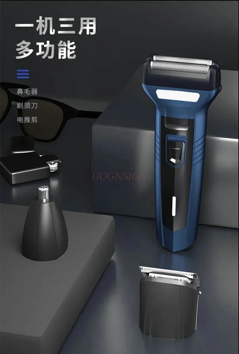 

3in1 Professional Rechargeable Shaver & Trimmer Set(Hair Clipper/Shaver/Nose Trimmer)Mesin Gunting Rambut