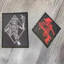 Russian Wagner Combat Skull Printing Patch Somla313 Knight Warrior Morale Badges Tactical Military Backpack Patches for Clothing