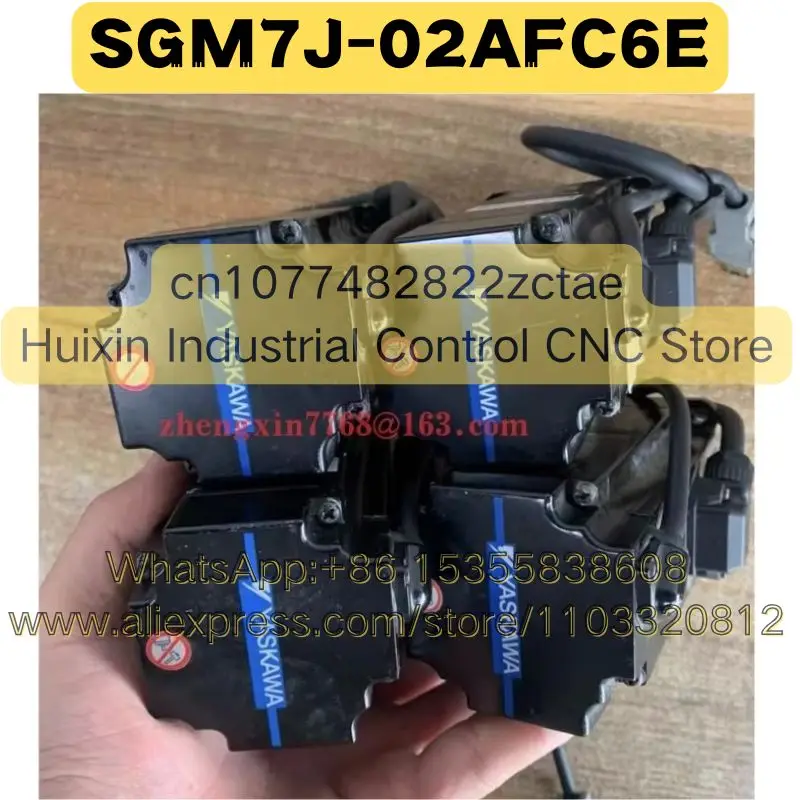 Used Servo Motor SGM7J-02AFC6E SGM7J 02AFC6E Normal Function Tested OK
