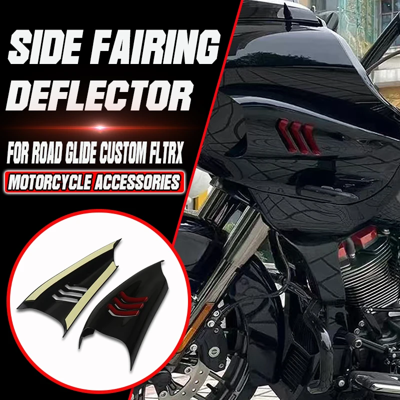

Motorcycle Air Deflectors Fairing Wing Side Windshield Fairings For Road Glide Custom FLTRX Ultra FLTRUSE Special FLTRXS Limited
