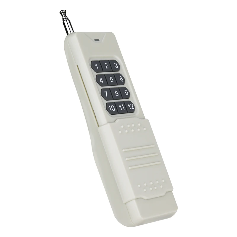 433MHz High Power 12 keys Learning Code Remote Control For Electric Roller Shutters Windows and Electronic Door Locks