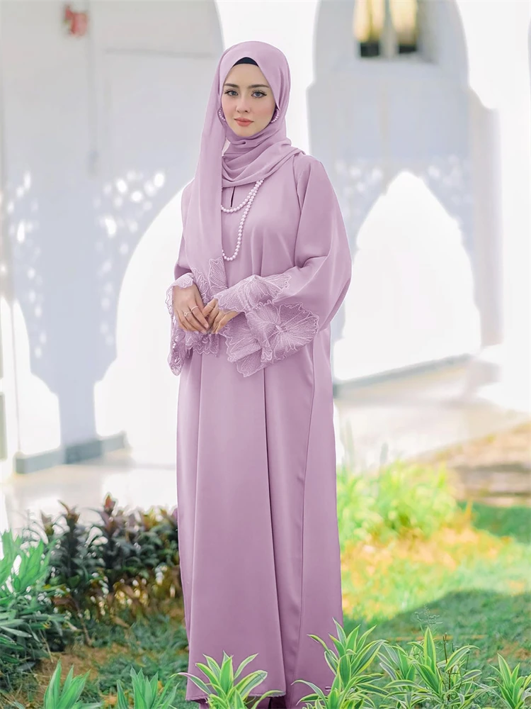 

Ramadan Eid Elegant Abaya Dubai Islam Muslim Kaftan Modest Dress Abayas For Women Kebaya Robe Musulmane Caftan Marocain Femme