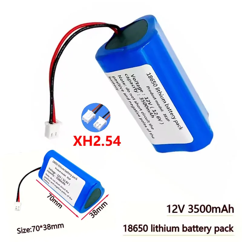 

12 В 18650 литиевый аккумулятор 3S1P 3500 мАч встроенный BMS Bluetooth динамик фонарик GPS фасционный пистолет перезаряжаемая батарея