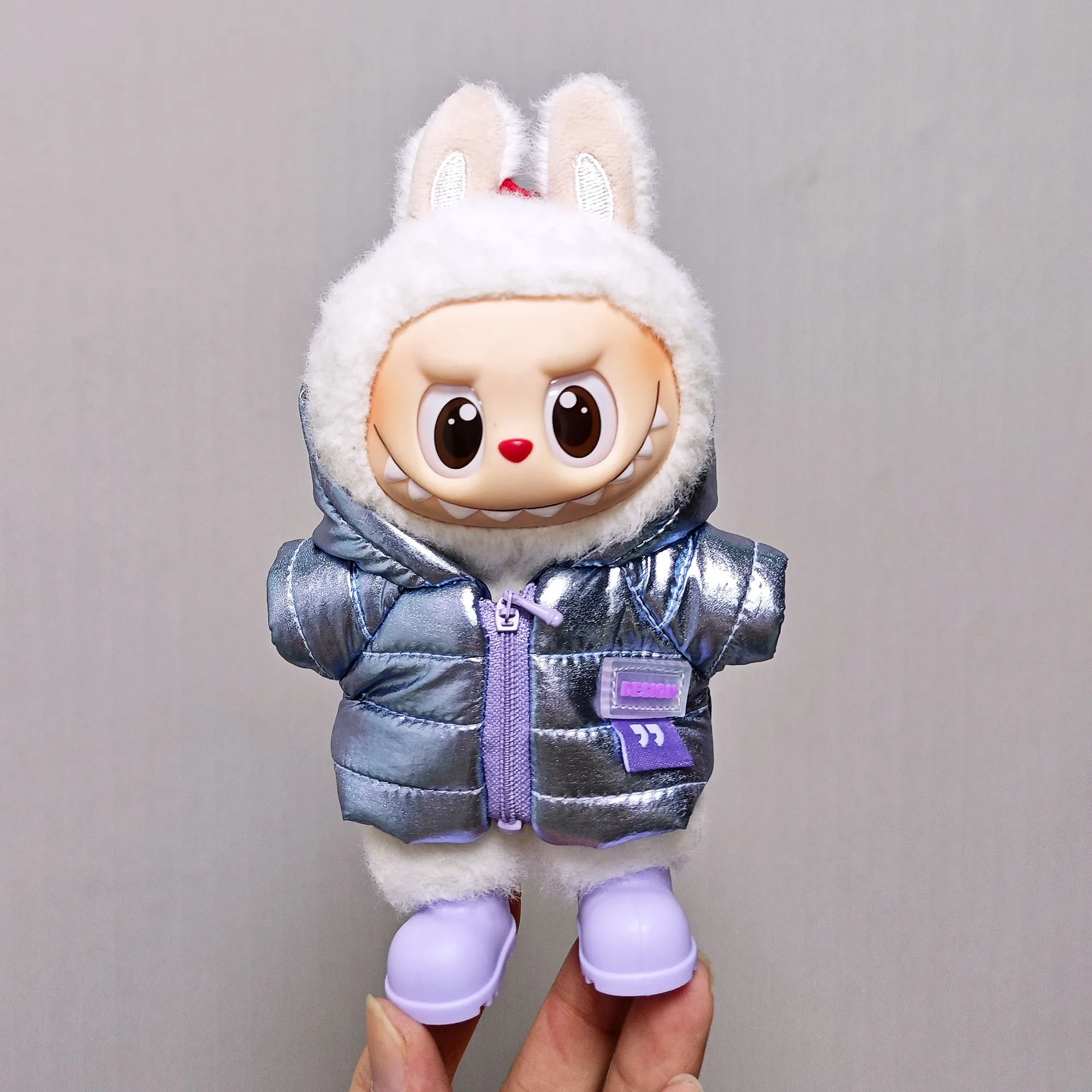 

Suitable For 17cm Labubu Doll Bread Clothing Cotton Doll Clothing Winter Cotton Clothing Doll Holiday Gifts