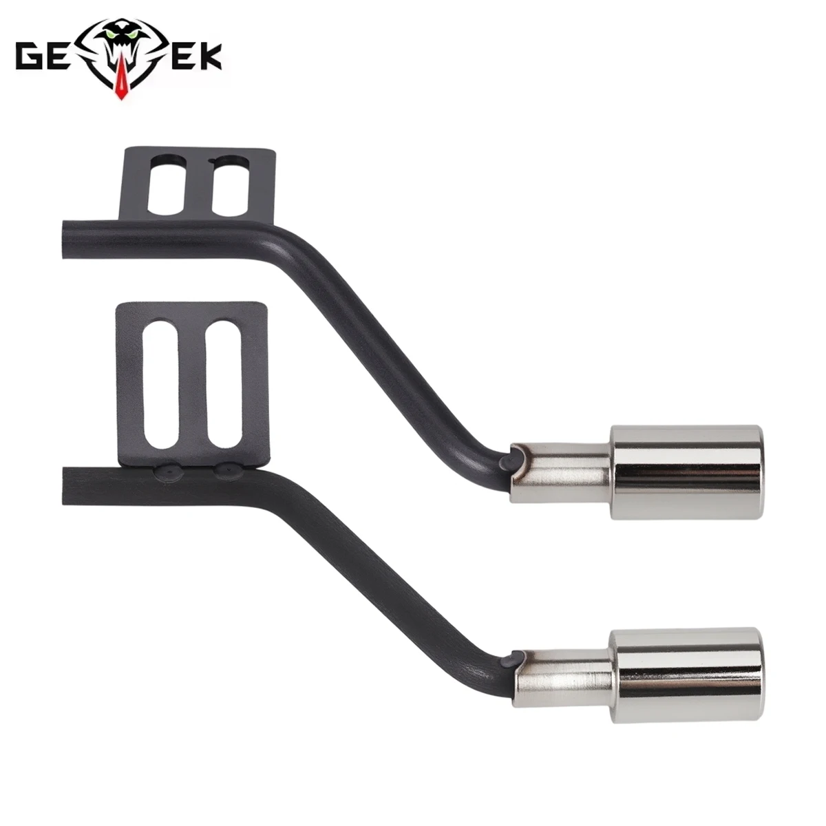 1Pair Metal RC Car Simulation Decoration Exhaust Pipe Gas Vent  Accessories for 1/10 RC Crawler SCX10 TRX4 Defender Ford Bronco