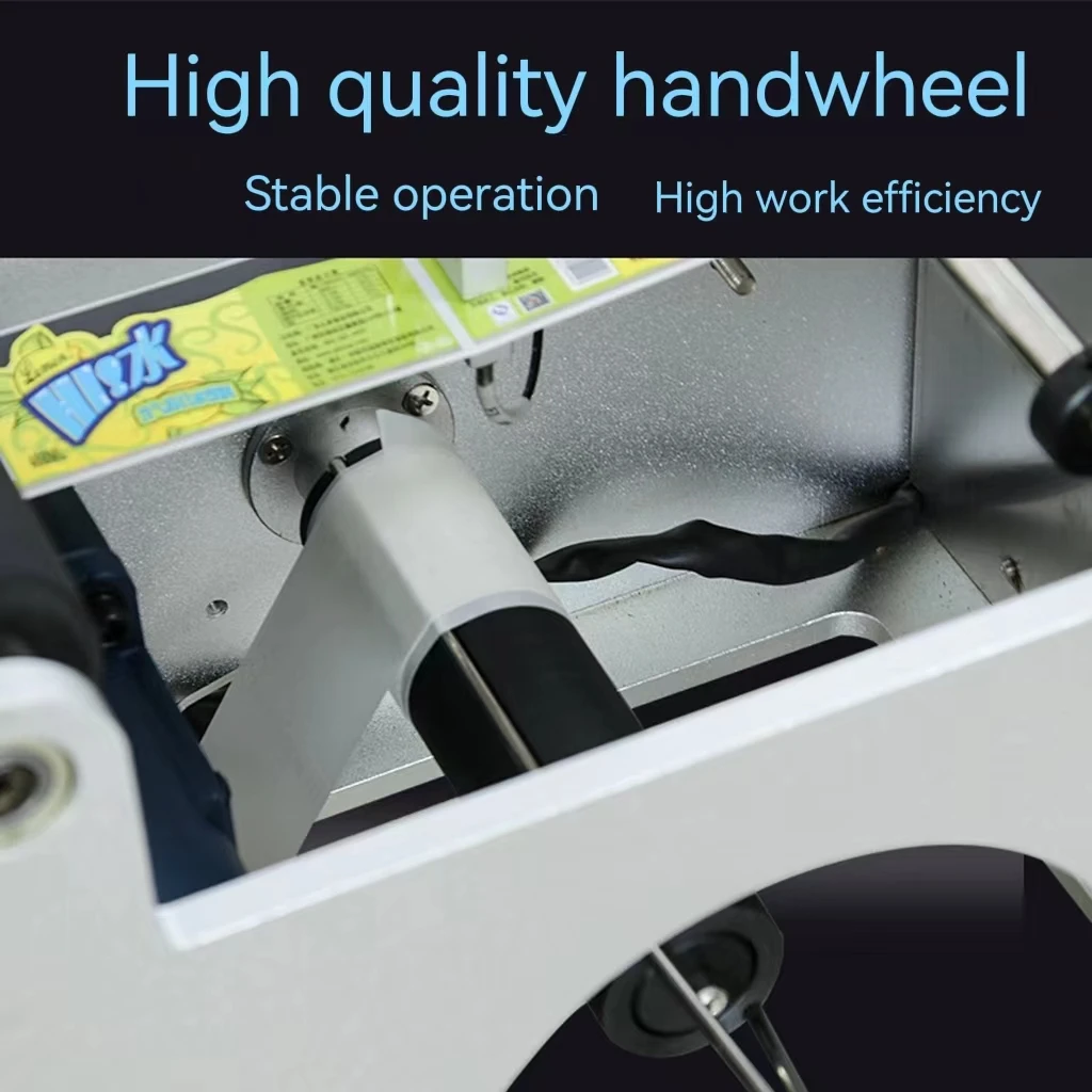 Mt-50 Hand Operation Small Manual Labeling Machine for Round Bottles Plastic Bottle Cans Sticker Semi-auto Labeling Machine