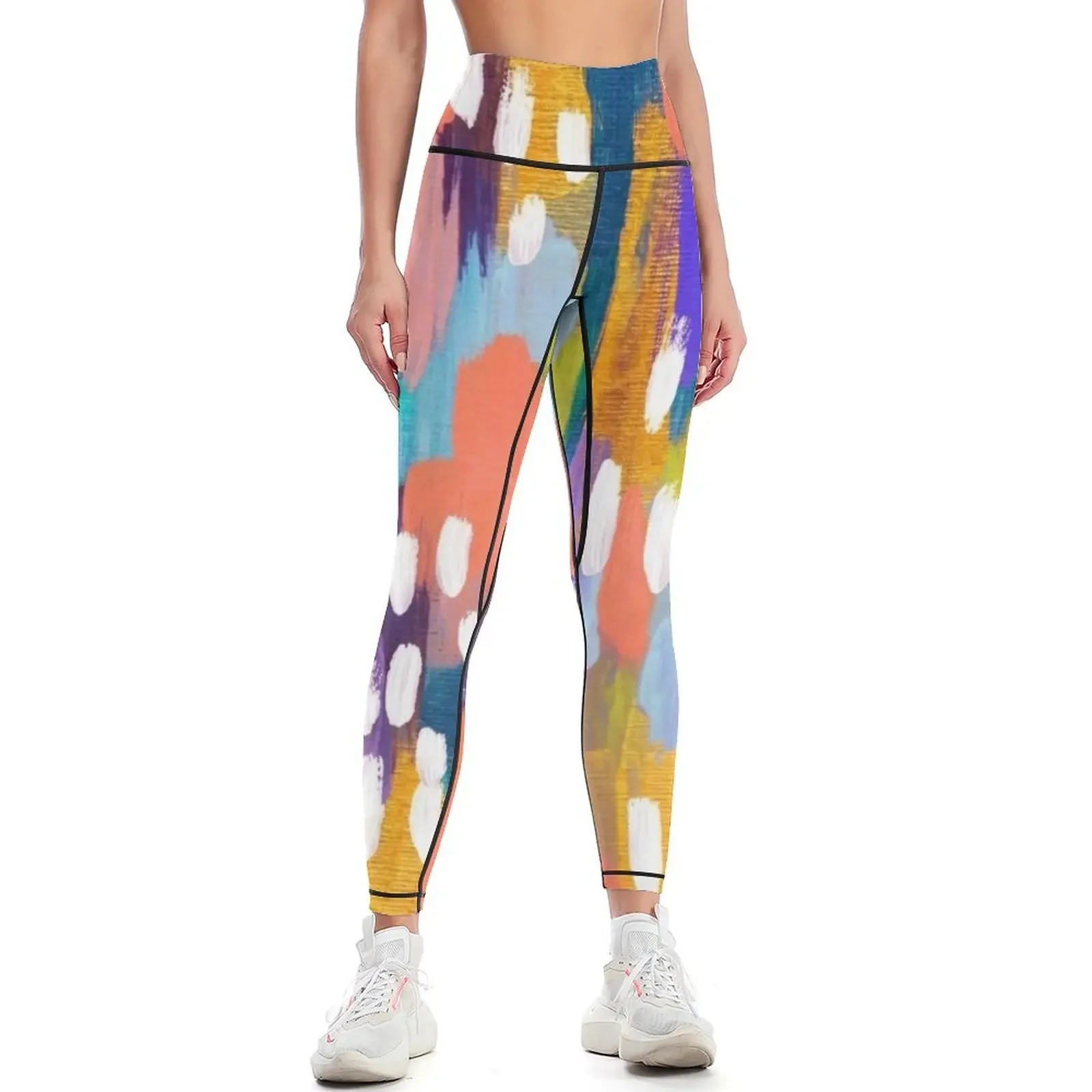 Jules - Abstract Leggings sports shirts gym joggers for legging pants raises butt Women sports Womens Leggings