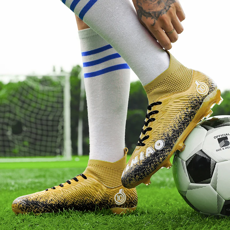 

Hot Sale Quality Soccer Shoes Football Shoes for Men Soccer Cleats for children Original Football Boots Kids Unisex Futsal Shoes