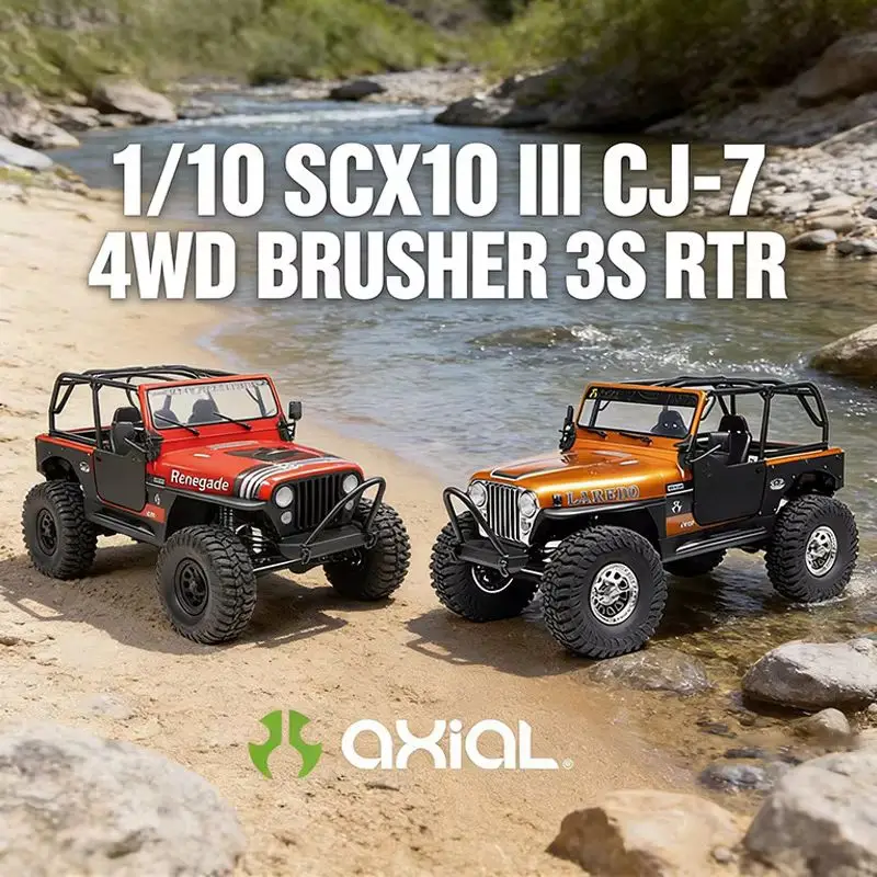 AXIAL 1:10 SCX10 III CJ-7 V2 Sell Well 4WD Brushed 3S Simulation Model Remote Control Climbing Car RC Off-Road Vehicle 03008V2