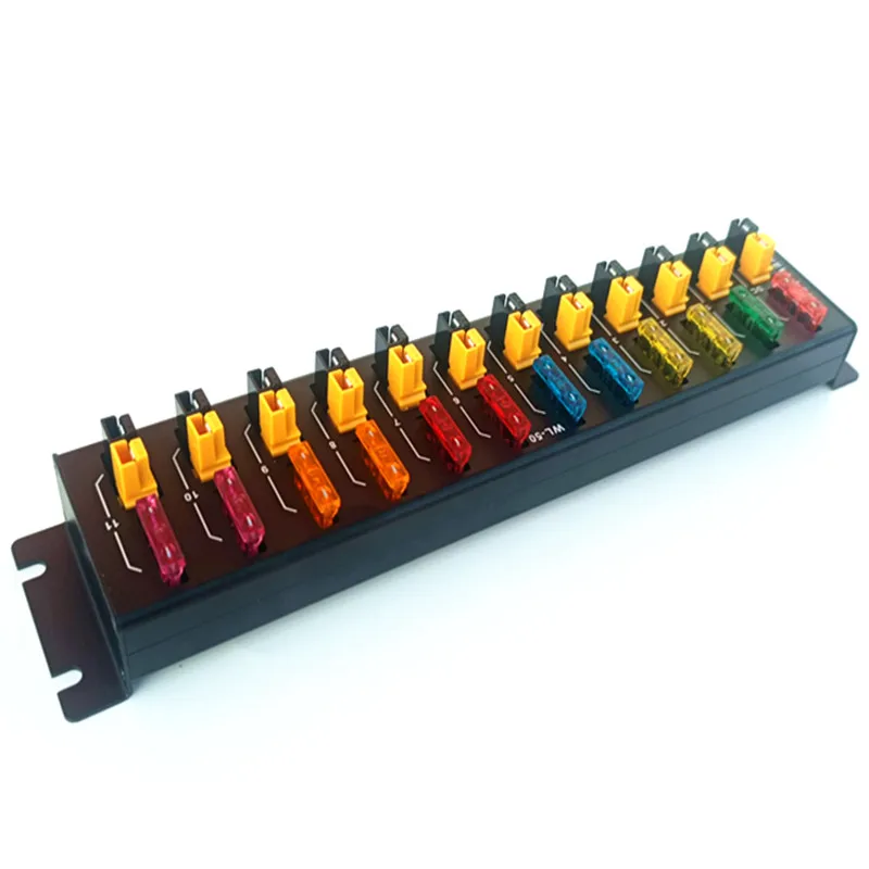 

12-портовый разветвитель питания, распределитель, крепежный винт Anderson для коротковолновых радиостанций AP-8S, DC36V 45A.