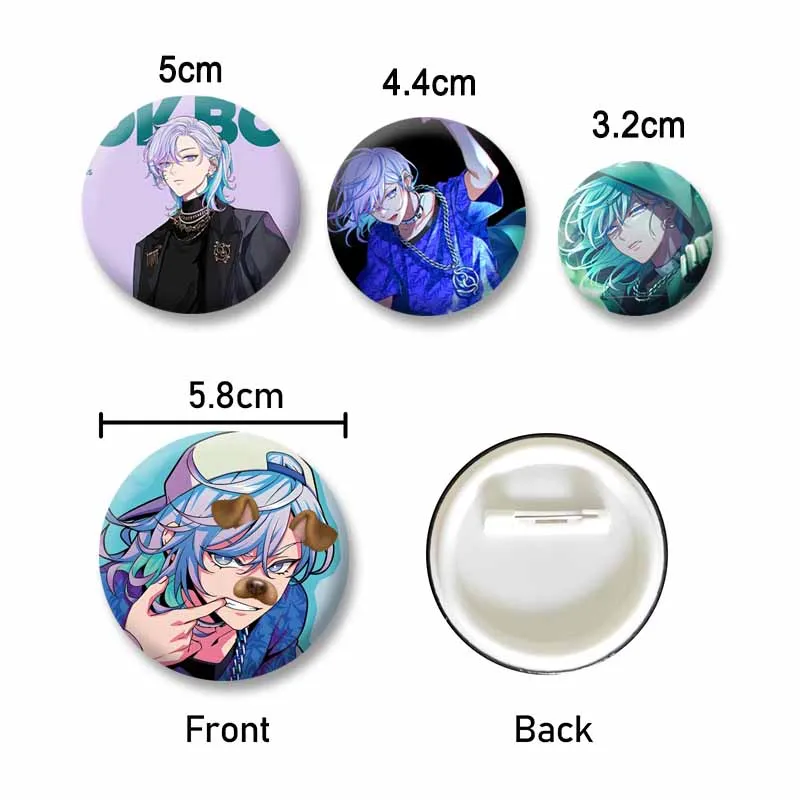 Anime Game Paradox Live Enamel Pins Kanata Yatonokami Cartoon Brooch Nijigen Badge on Backpack Clothing Accessories Jewelry Gift
