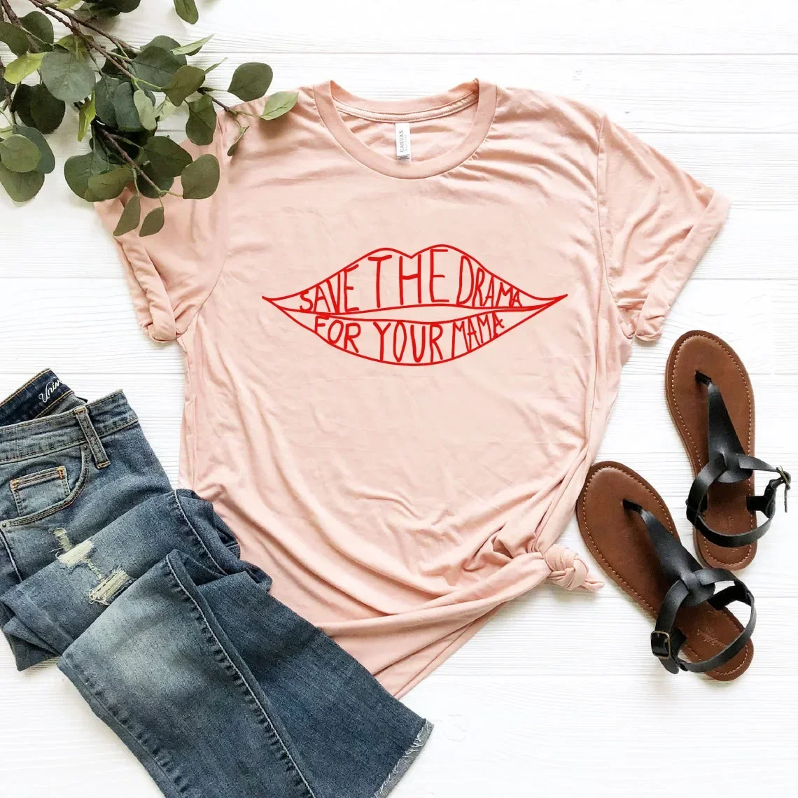 

Save The Drama for Your Mama T Shirt Friends Tv Show Rachel Green T-Shirt Unisex Graphic Tees Tops Mothers Day Gift