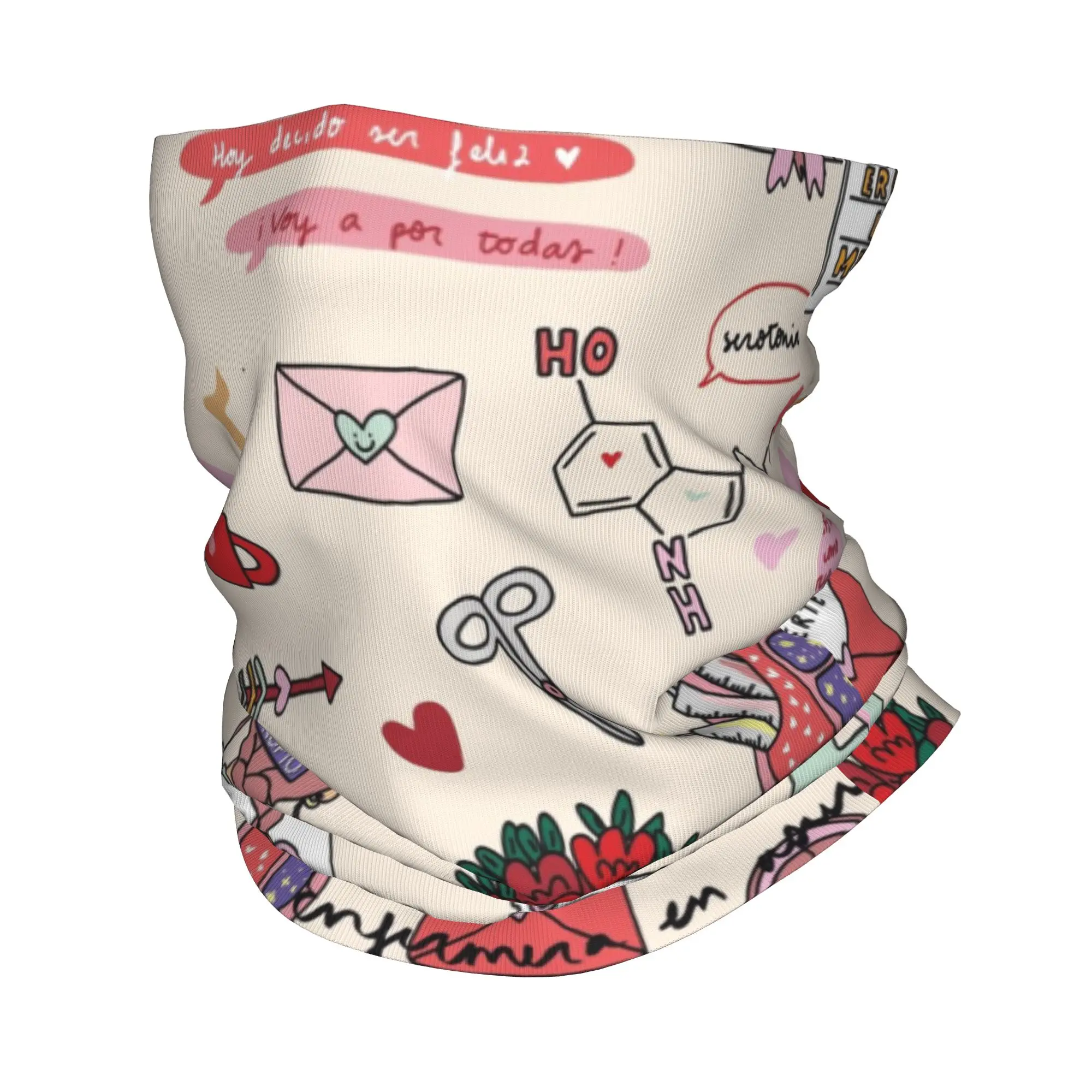Doctor Nurse Medical Medicine Enfermera En Apuros Bandana Neck Warmer Men Women Winter Ski Hiking Scarf Gaiter  Face Cover