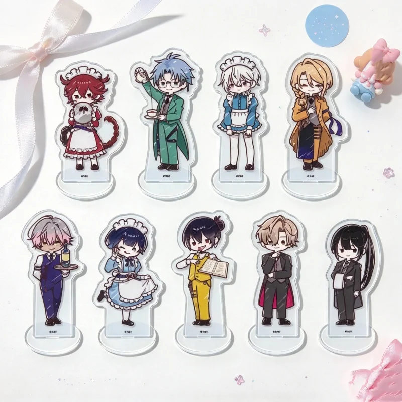 New Style Acrylic Figure Stand Model Plate Keychain Anime Toxic-a-Holic 10CM D.s,Jill,Viper,Lico,Spica Toys Room Decorat Gifts