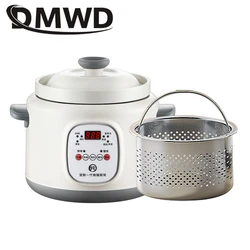 Zucker armer elektrischer Reiskocher Edelstahl Lebensmittel dampfer Mahlzeit Heizung Lunchbox Suppe Brei Eintopf Kochen Hot Pot Bratpfanne