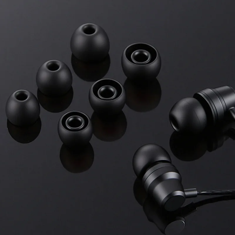 5 paia/set punte per auricolari di ricambio in silicone punte per auricolari in-ear copertura universale per cuffie cablate/wireless tappi per le orecchie/M/L