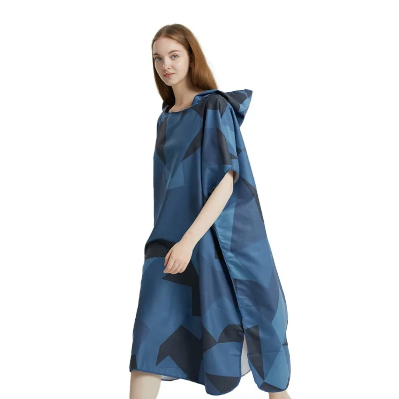 Пончо для серфинга, полотенце, пончо, быстросохнущее полотенце, толстовка с капюшоном, пляжный халат из микрофибры, пеленальное пончо, полотенце для плавания, пляжное пончо для взрослых