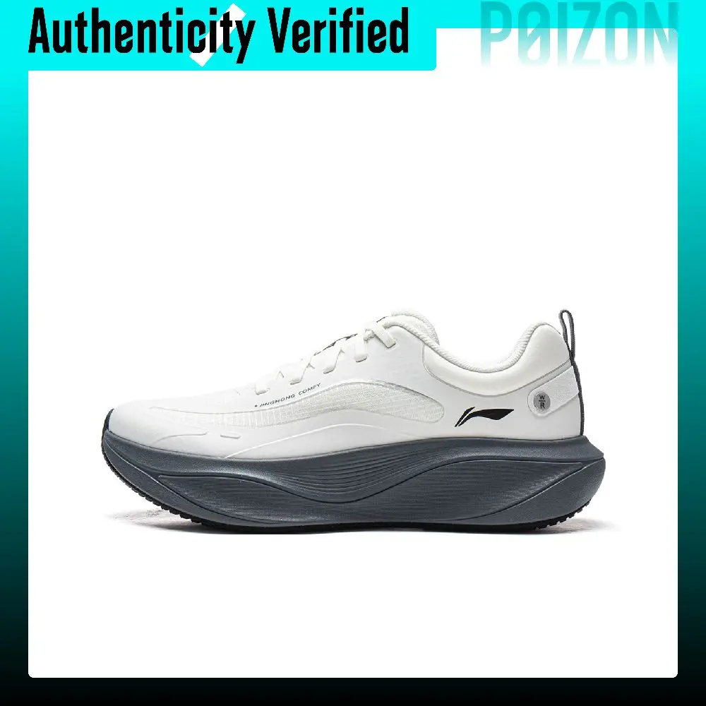 Li Ning Stunning COMFY Cushioning Slip Resistant Abrasion Resistant Support Lightweight Low top Running Shoes Women's ARHW008-6