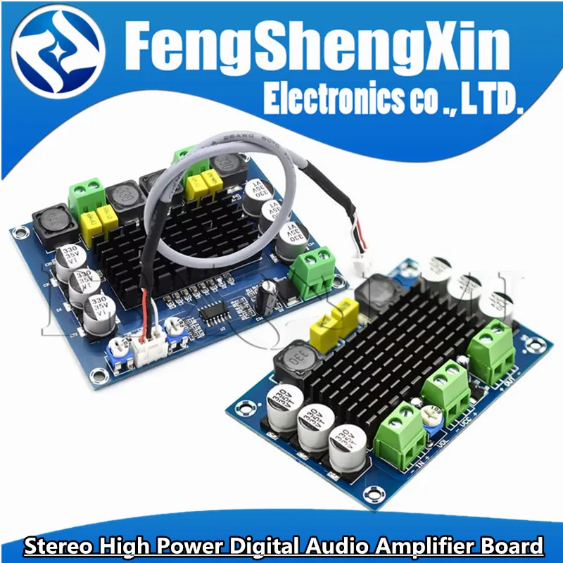 TPA3116D2 Digital Power Audio Amplifier Board Mono Channel DC 12V 24V 100W Large Capacity for Home Theater And Sound System