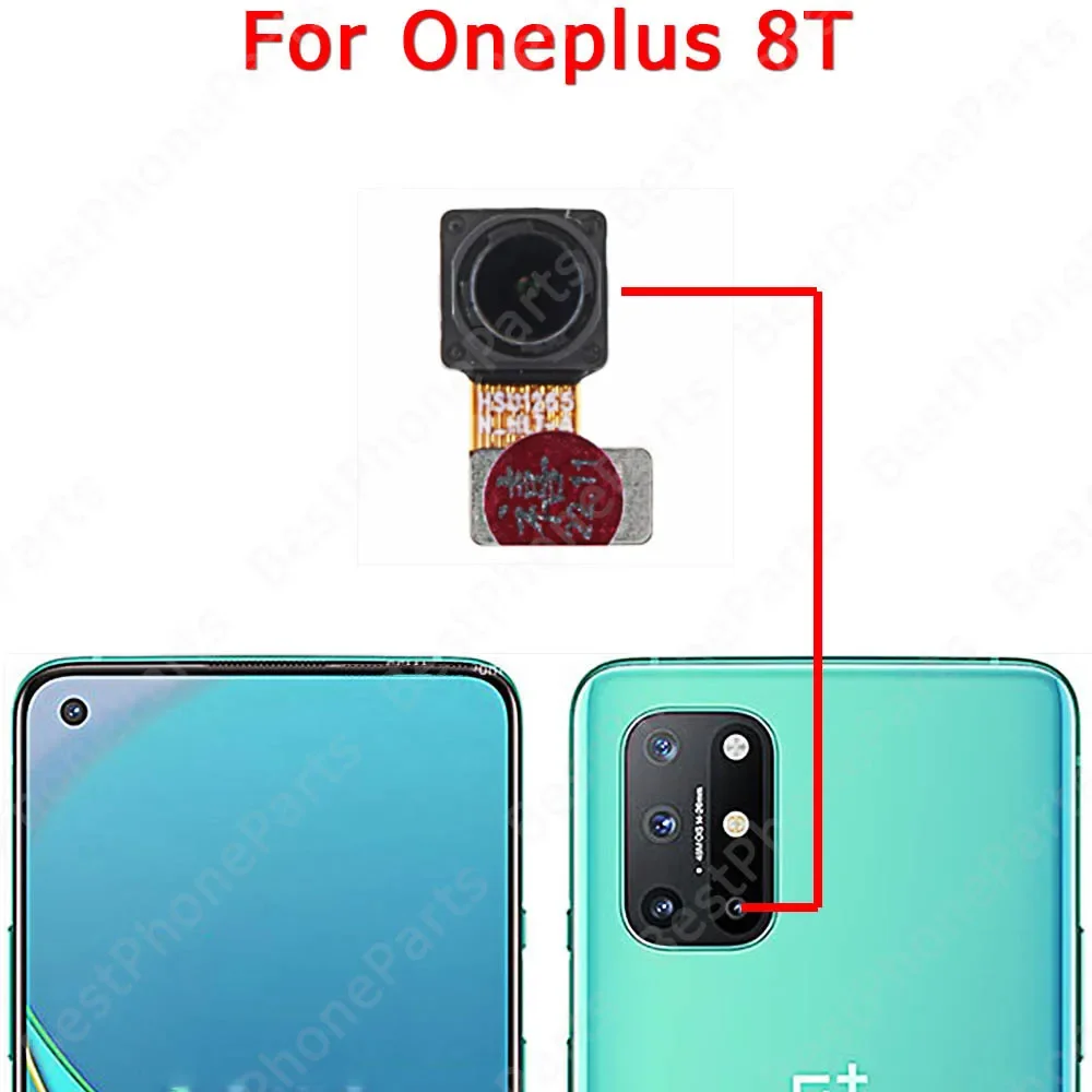 Selfie Rear Big Front Back View Camera Module For Oneplus 8 Pro 1+ 8T 5G One Plus Repair Replacement Spare Parts