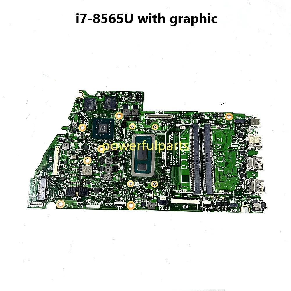 

For Dell Inspiron 15 7580 Motherboard 17948-1 05GC1K i7-8565U Cpu With Graphic Working Good