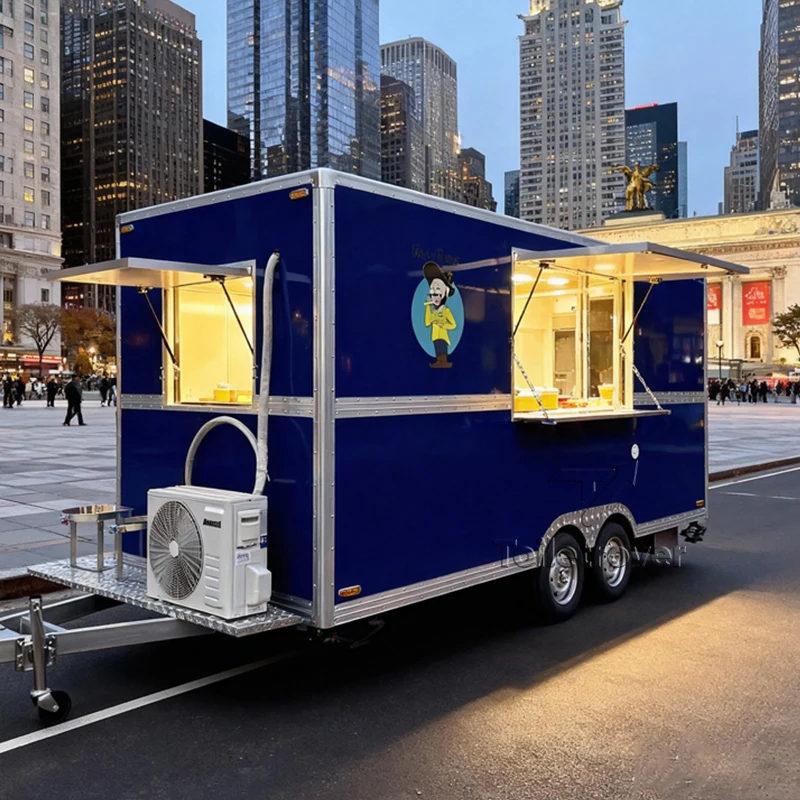 

Small Size Mini Food Truck Remorque Alimentaire Cake Sausage Teppanyaki Sandwich Beer Beverage Mobile Food Trailer Importer