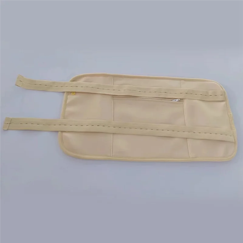 Pack d'huile de ricin réglable et réutilisable, sangle élastique, lavable en Machine, Anti-fuite d'huile, couleur de peau-A54Q