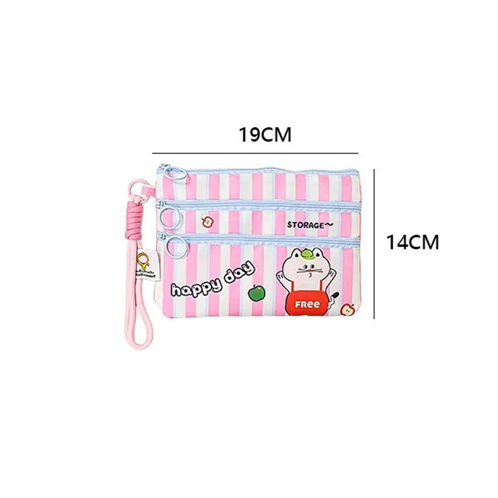 Fashion dengan Pegangan Tas Koin Ritsleting Dompet Multifungsi Dompet Kapasitas Besar