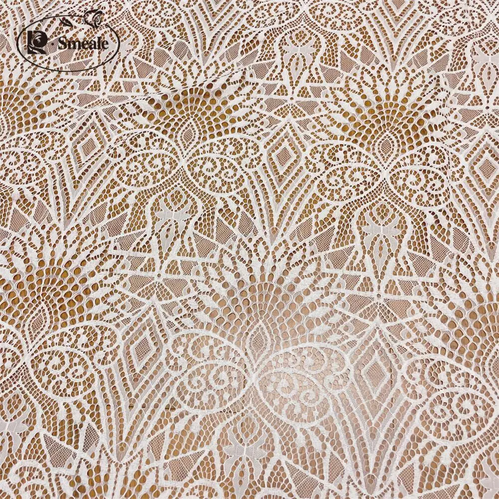 Soft Lace Fabric for Wedding Dress, Geometric Flower Decoration Accessories, New Style Eyelashes, RS4853