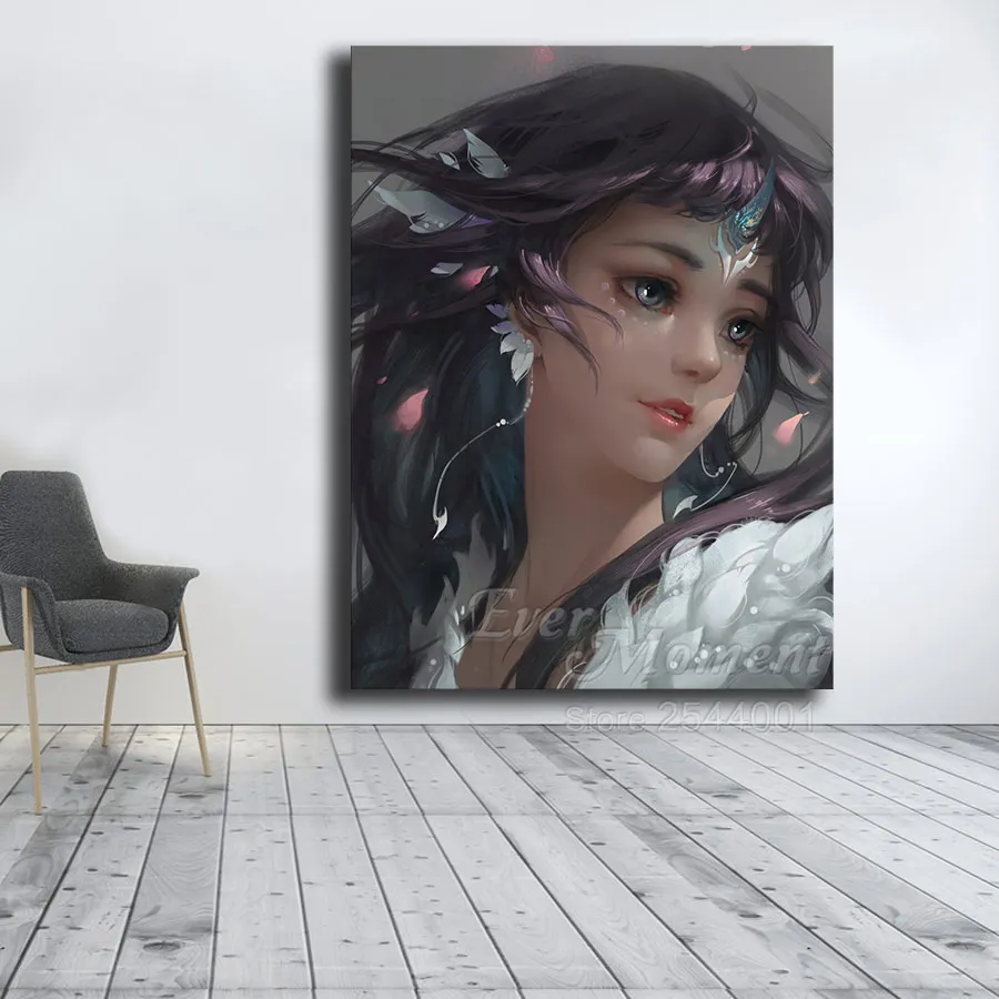 Ever Moment Diamond Painting Fantasy Room Decoration Birthday Gift Picture Fairy Beauty Art Sets Girl DIY 3F2649