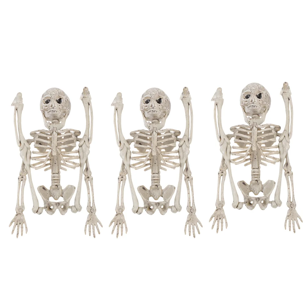 

3pcs Plastic Halloween Decor For Home Party Table Ornament Haunted House Party Ornament Horror Novelty