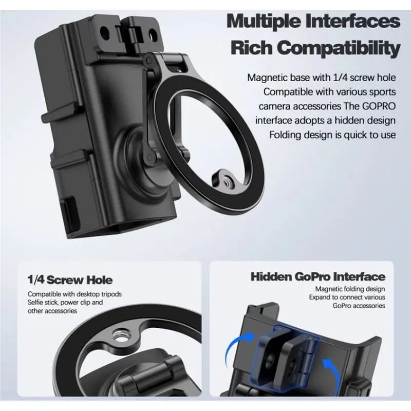 LXYB18B For DJI OSMO Pocket 3 4 4Pro Camera Car Mount Adapter Suction Cup Gimbal Camera Car Holder Camera Accessorie For DJI OSM