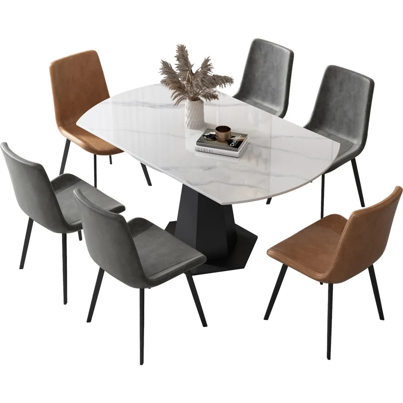 

Modern Dining Table Extendable Metal Camping Living Room Dining Table Folding Luxury Style Mesa De Comedor Home Furniture