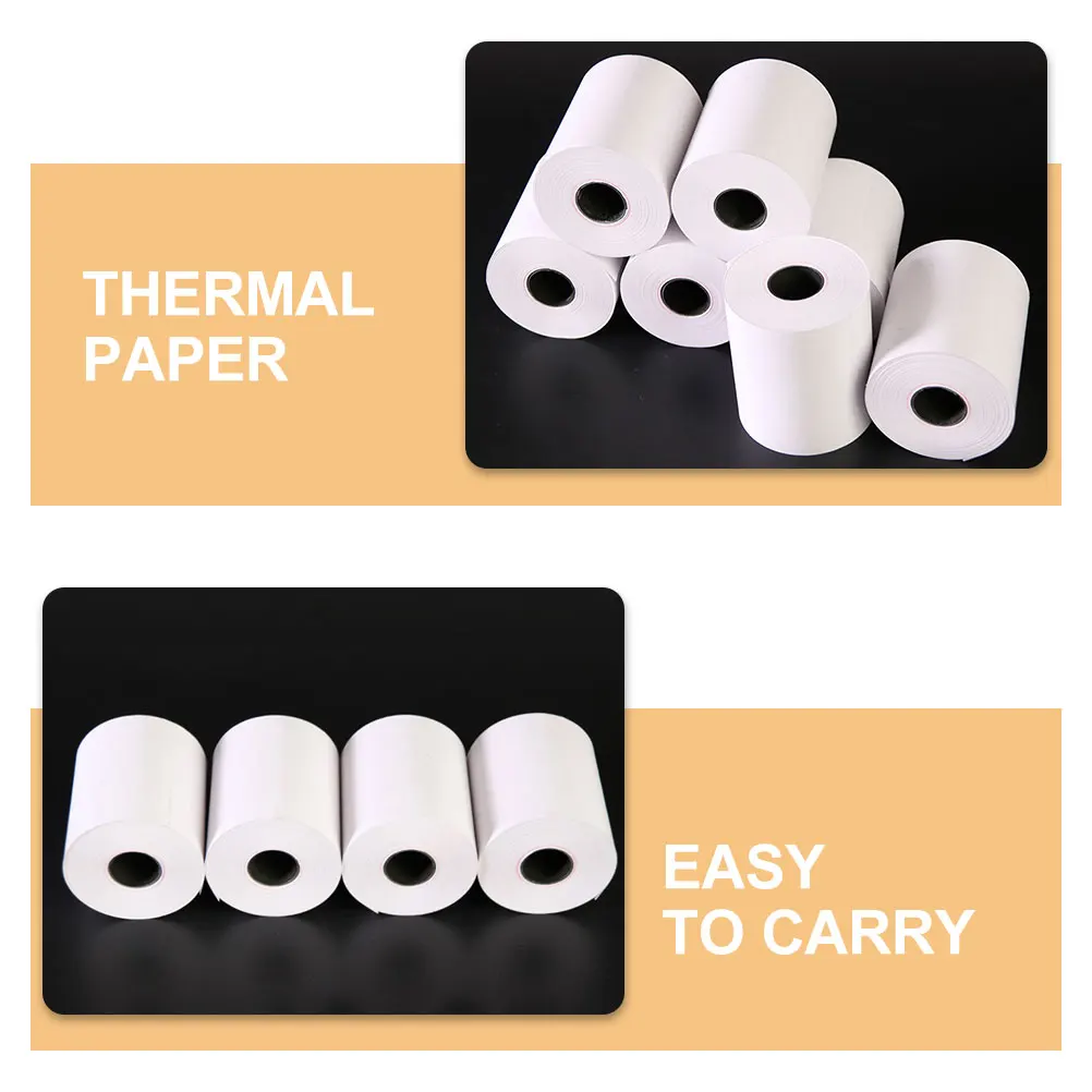 10 Roll Thermal Paper White Thermal Paper Children Camera Instant Print Kids Camera Printing Paper Replacement Accessories Parts