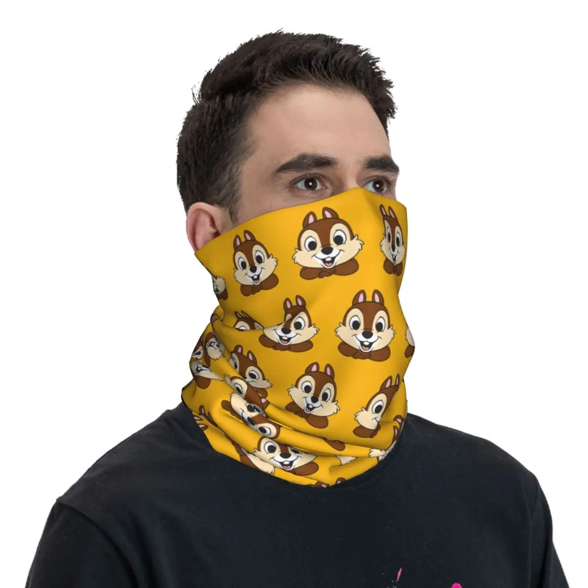 Chip Single Metal Bandana Hals abdeckung Motorrad Club Disney Chip 'n' Dale Gesicht Schal Radfahren Gesichts maske Wandern Unisex Erwachsenen