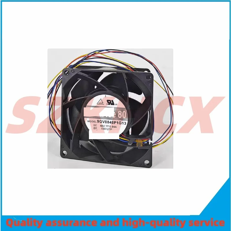 1PCS/LOT Sanyo Denki 9GV0848P1G13 DC 48V 0.84A 80x80x38mm 4-Wire Server Cooling Fan