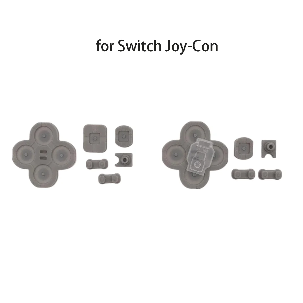 Left Right Controller Silicone Button Pads Kit for Switch NS JoyCon Conductive Rubber Pad for Nintendo JoyCon Repair Replacement