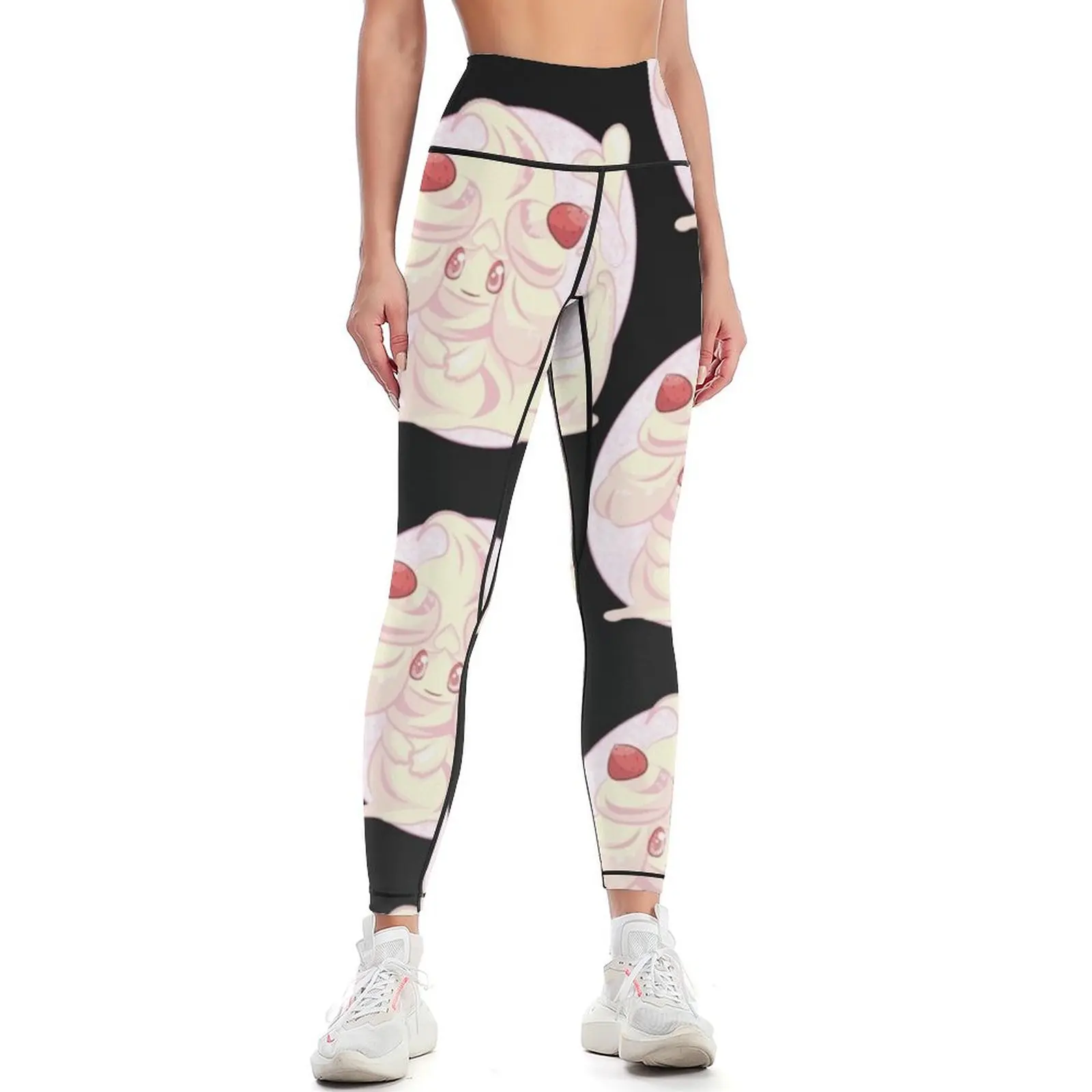 

Strawberries and Cream Alcremie Leggings sports for gym Female legging pants Womens Leggings