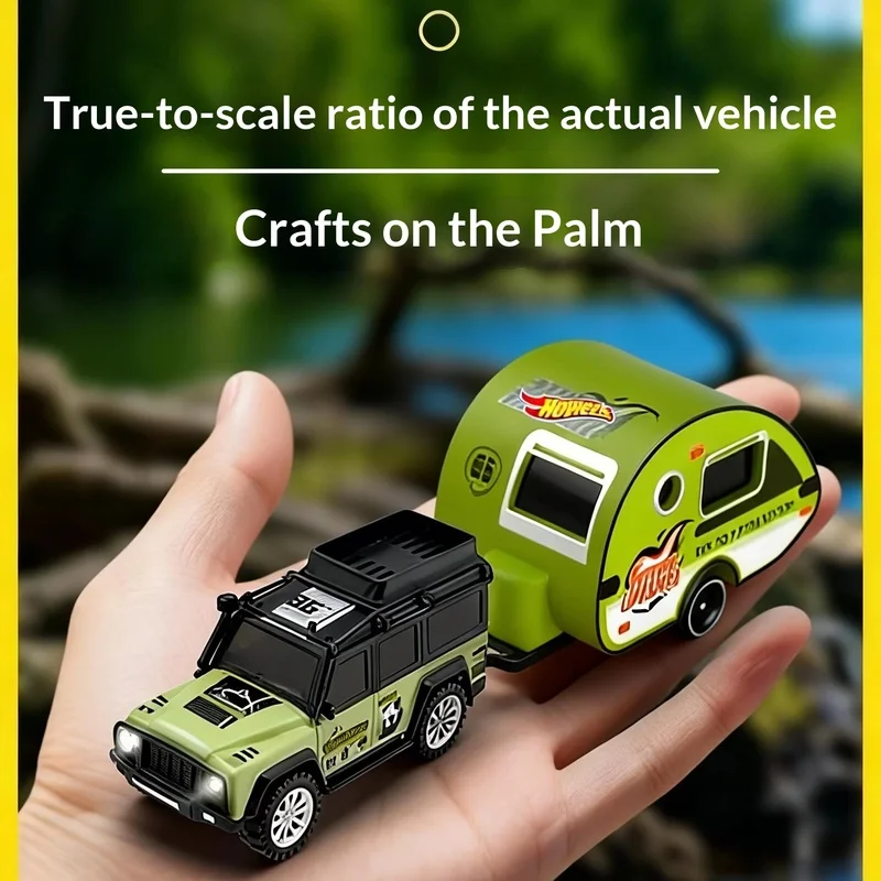 In Stock Mini Alloy 1:64off-Road Remote Control Car Desktop Model Rechargeable Speed Control Toy Remote Control Car Holiday Gift