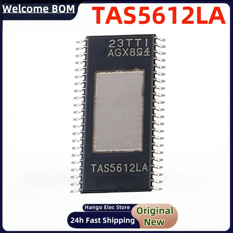 

2-5PCS/Lot Original TAS5612LADDVR TAS5612LA HTSSOP-44 stereo digital Class D audio amplifier IC chip