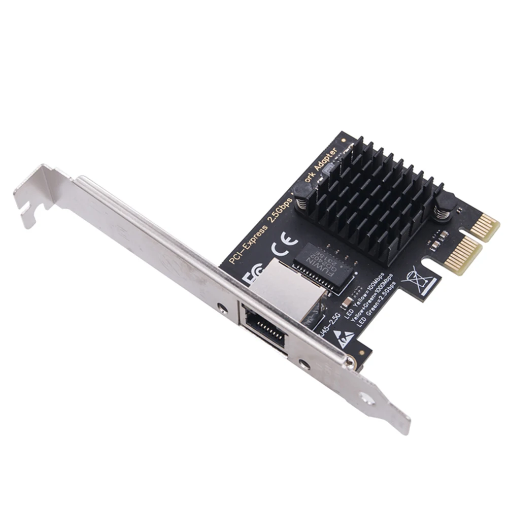 1/2/4 Port 2.5G PCIe karta sieciowa 2.5 gigabitowy Adapter interfejsu Ethernet RTL8125BG Chip PCIe Gigabit karta sieciowa dla pulpit PC