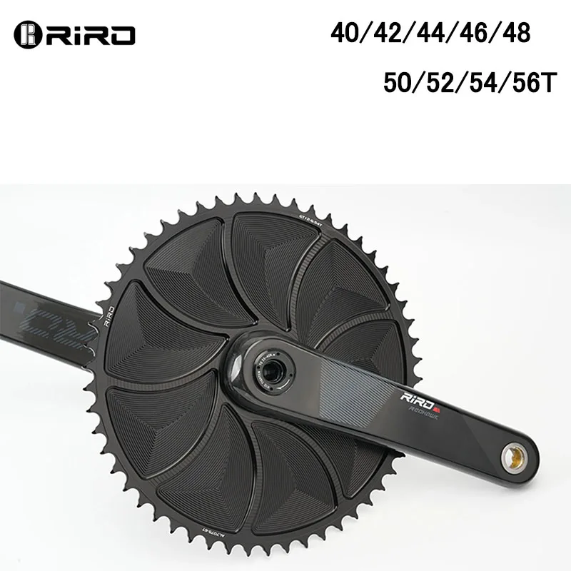 RIRO 3-Bolzen Direktmontage Fahrradkettenblatt Rennrad Narrow Wide Kettenrad 1mm Offset Renn- und Gravelbike Kettenrad Fahrradteile