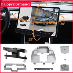 Car Central Control Screen Rotation Bracket Swivel Mount GPS Navigation Holder For Tesla Model 3 Model Y 2017-2023 Accessory