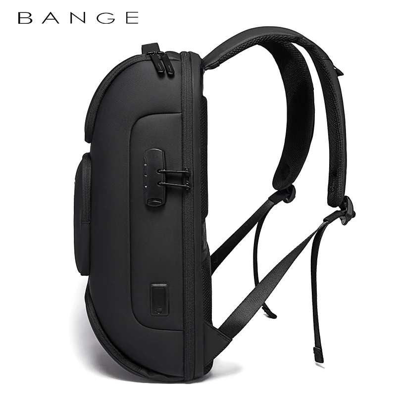 Hot sell BANGE business waterproof custom travel men backpack bag casual sports laptop mochila