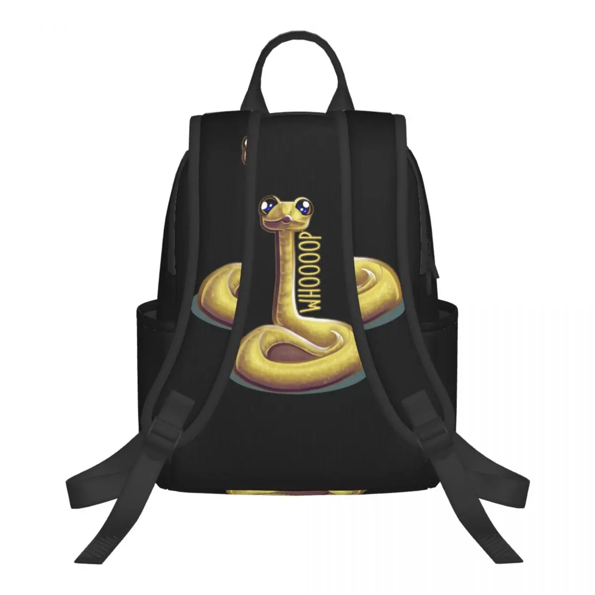 Whooping Snake Student Backpack School Bag Hiking Travel Daypack for Boys Girls Bookbag Shoulder Bags