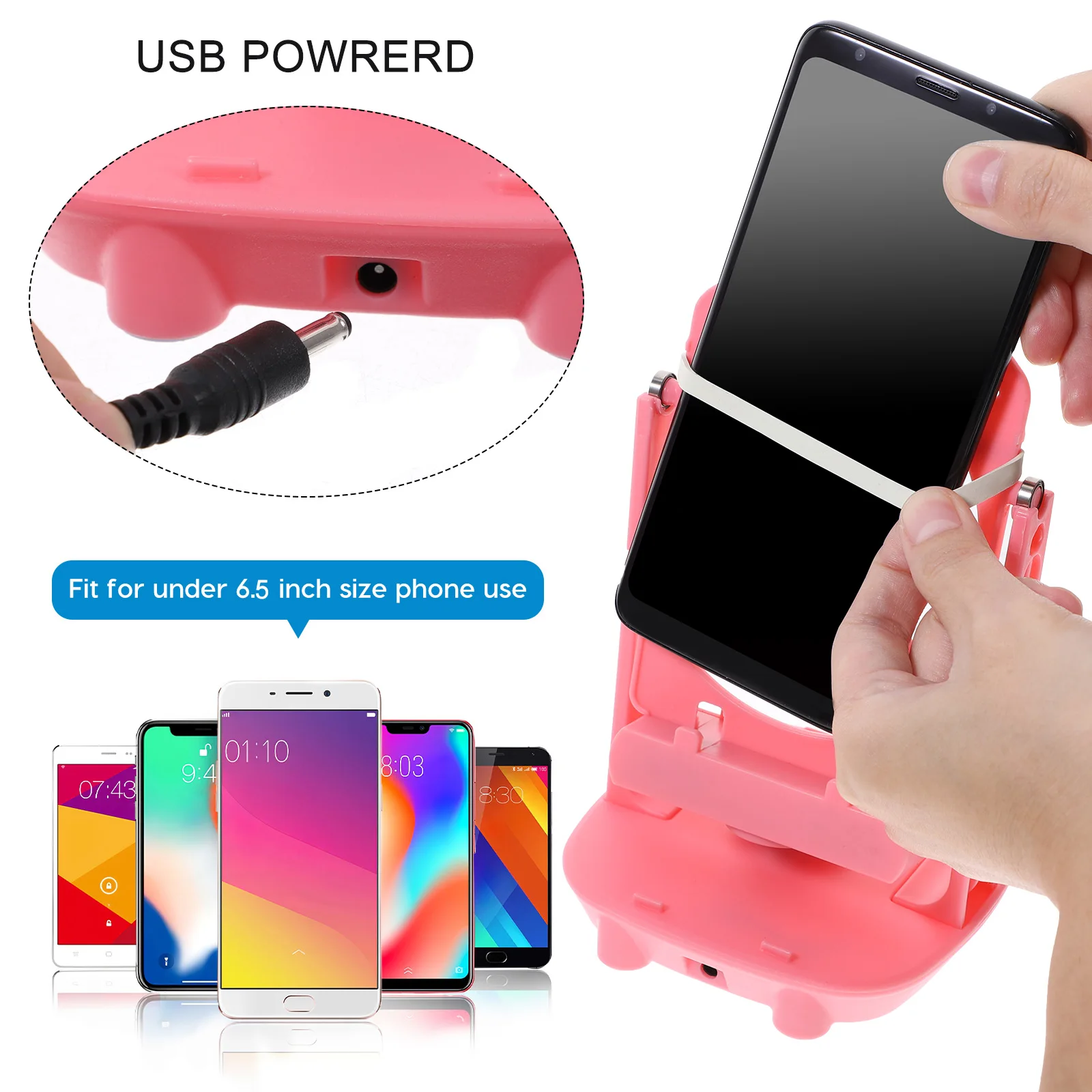 

1pc Pedometer for 6.5-inch Phone Auto Step Counter Mute Stepper Comfortable Material Practical Use PHONE WIGGLER DEVICE Bearing