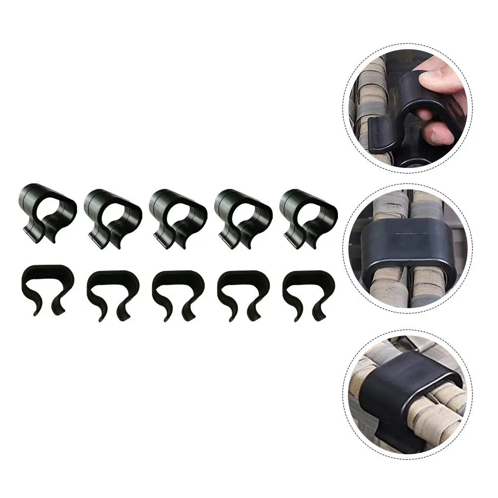 

10Pcs Sectional Sofa Clips Heat Resistant Plastic Outdoor Furniture Fasteners Patio Wicker Chair Align Clamps Fastener Clips