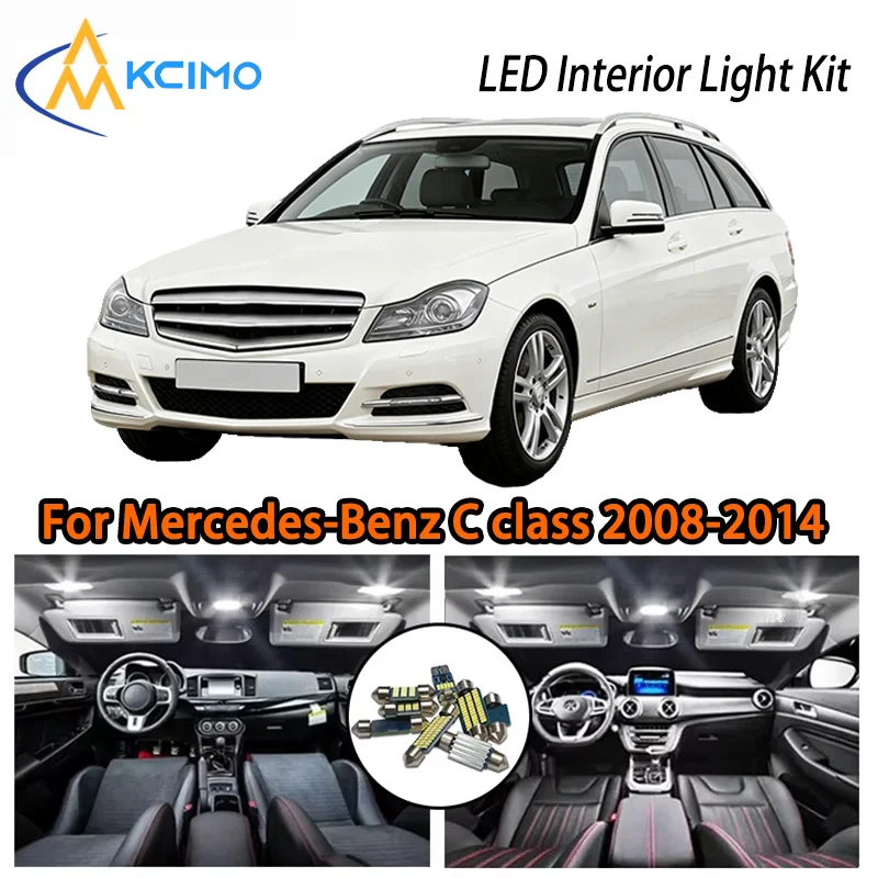 

KCIMO For Mercedes-Benz C class S204 Estate 2008-2014 Premium LED Interior Kit - 2 Colors , Quick Installation, Long-Lasting