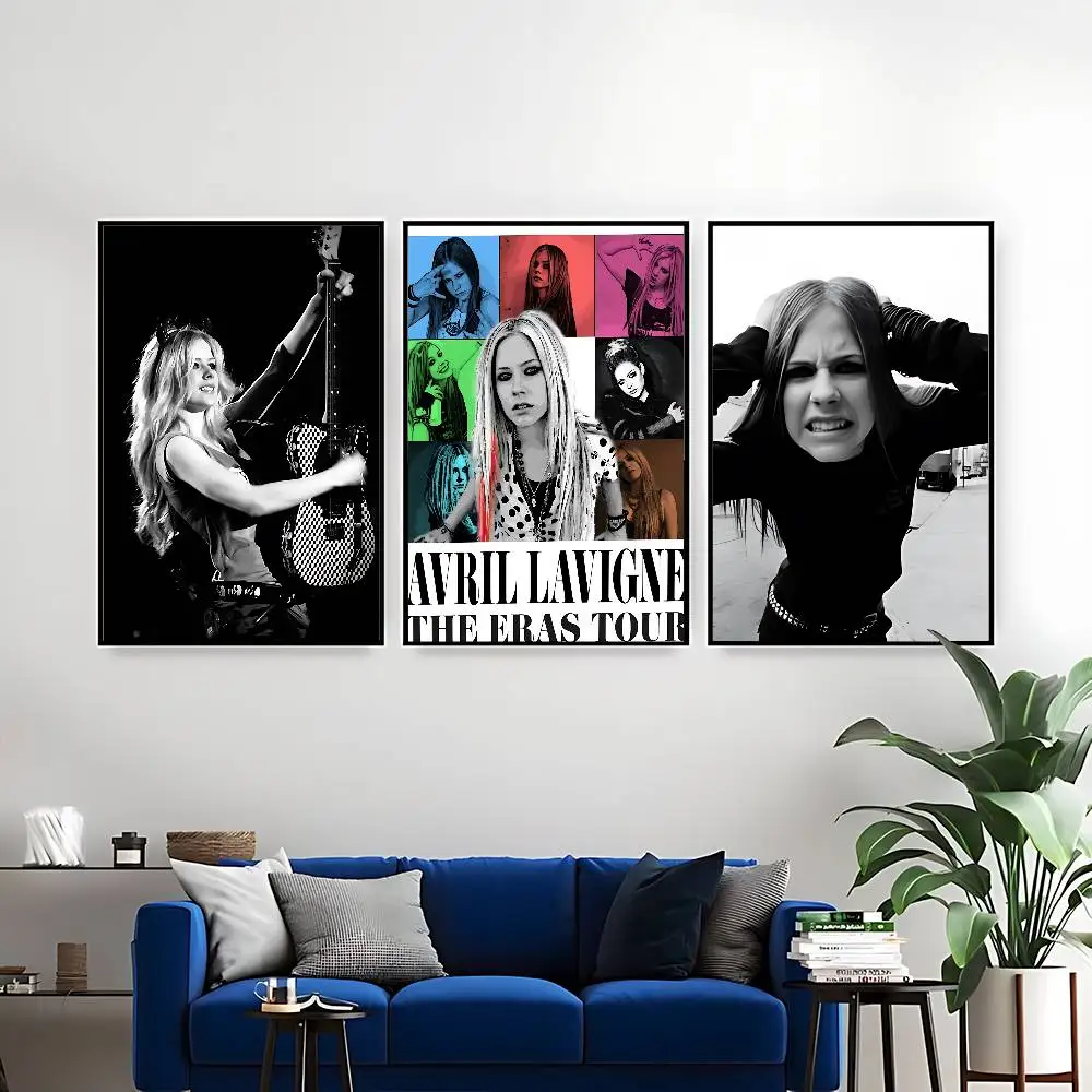 المغني أفريل لافين ملصق لا مؤطرة ملصق كرافت نادي بار ورقة خمر ملصق جدار الفن اللوحة غرفة نوم دراسة ملصقات