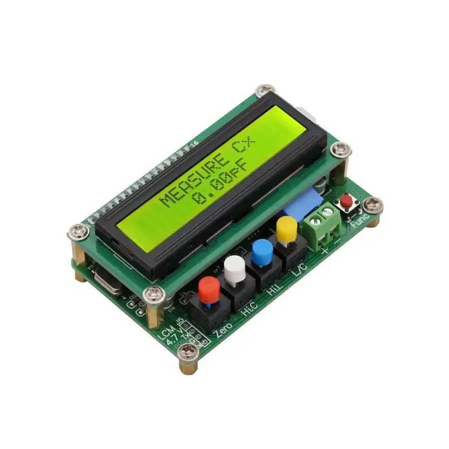 LC100A Funktionelle Digitale DIY Induktivität Kondensator Amperemeter Multifunktionale Hochpräzise LCD Digital Display
